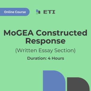 MoGEA Constructed Response (Written Essay)